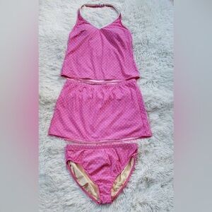 Women's Lands End 3 piece swimsuit. Like new. Size 16, women's.